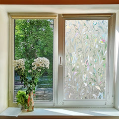 3D Stained Glass Window Film Decorative Privacy Covering