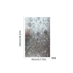 3D Stained Glass Window Film Decorative Privacy Covering