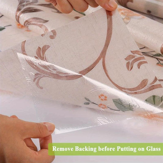 Colorful Frosted Floral Privacy Glass Film Heat Insulation