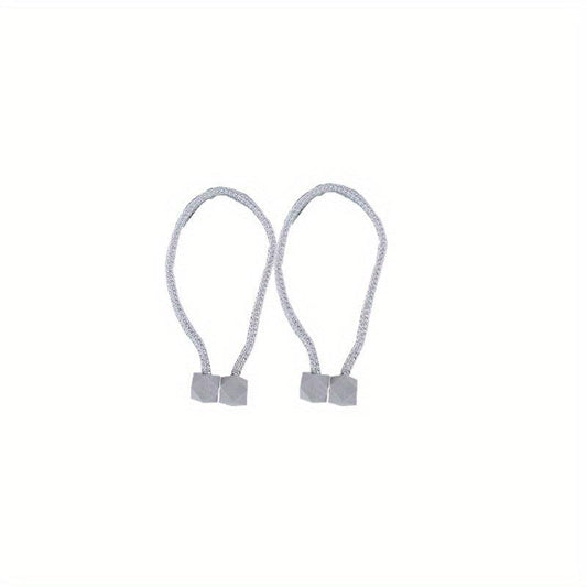 2pcs Decorative Magnetic Curtain Tiebacks Holdbacks Hooks for Window Decor