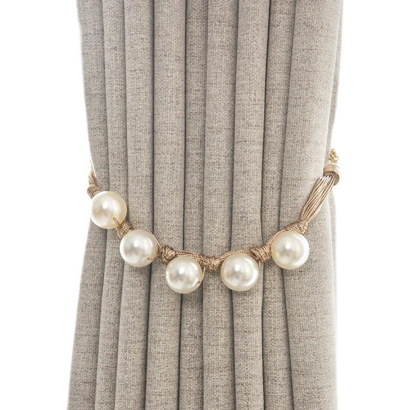 Faux Pearl Curtain Strap French Curtain Tieback