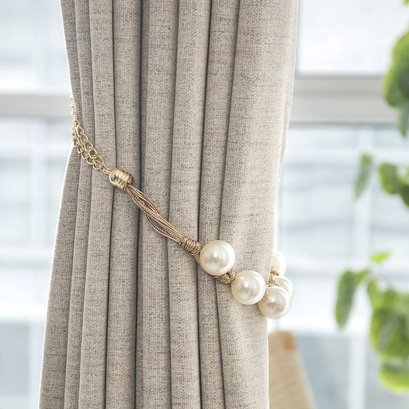 Faux Pearl Curtain Strap French Curtain Tieback