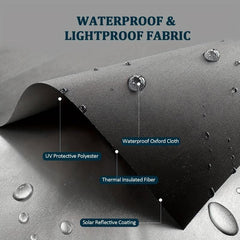 Portable Blackout Shades Travel Window Blackout Curtains Blackout Material