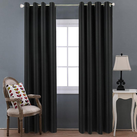 Thermal Insulated Blackout Curtains Room Darkening Drapes