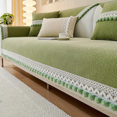 Pastoral Flower Sofa Slipcover Universal Couch Cover Non Slip