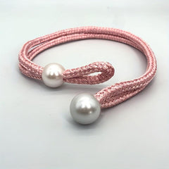 1pc Modern Rhinestone & Faux Pearl Curtain Tieback