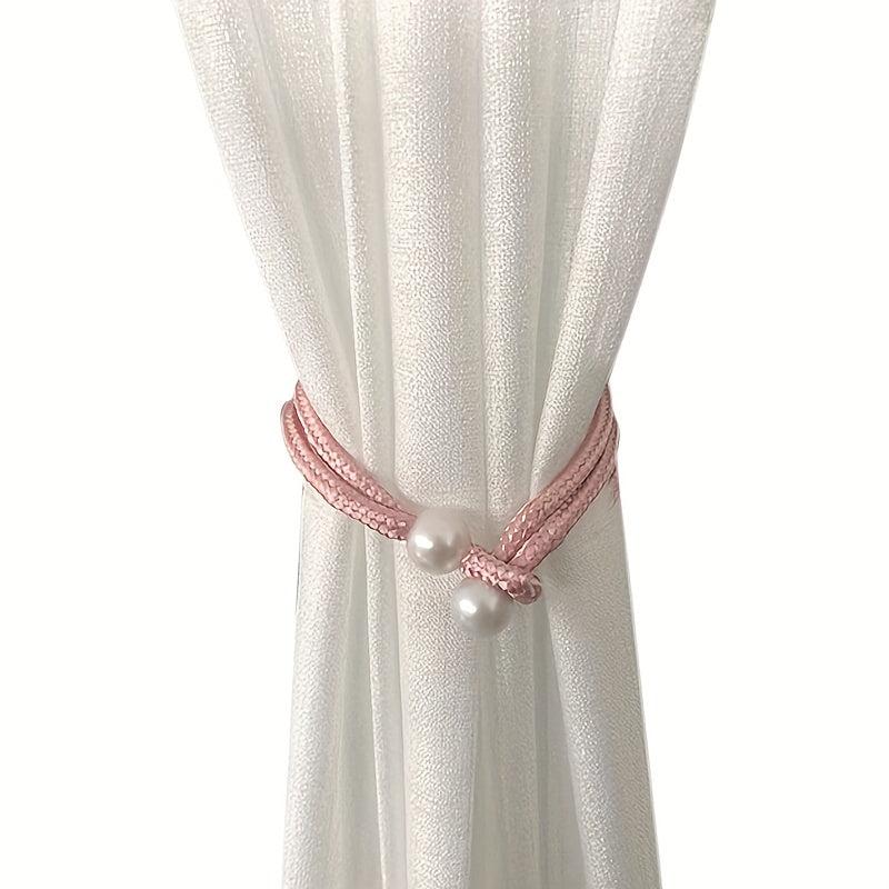 1pc Modern Rhinestone & Faux Pearl Curtain Tieback