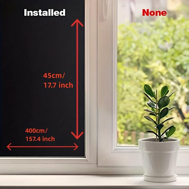 UV Blocking Blackout Window Film for Privacy and Darkening