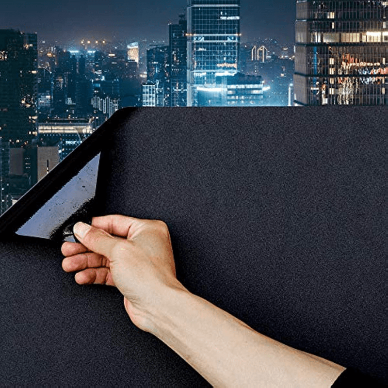UV Blocking Blackout Window Film for Privacy and Darkening
