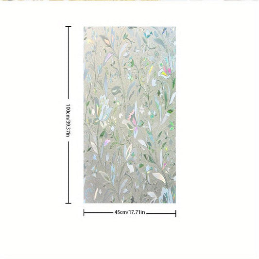 Tulip Flower Glass Window Film Privacy Sticker