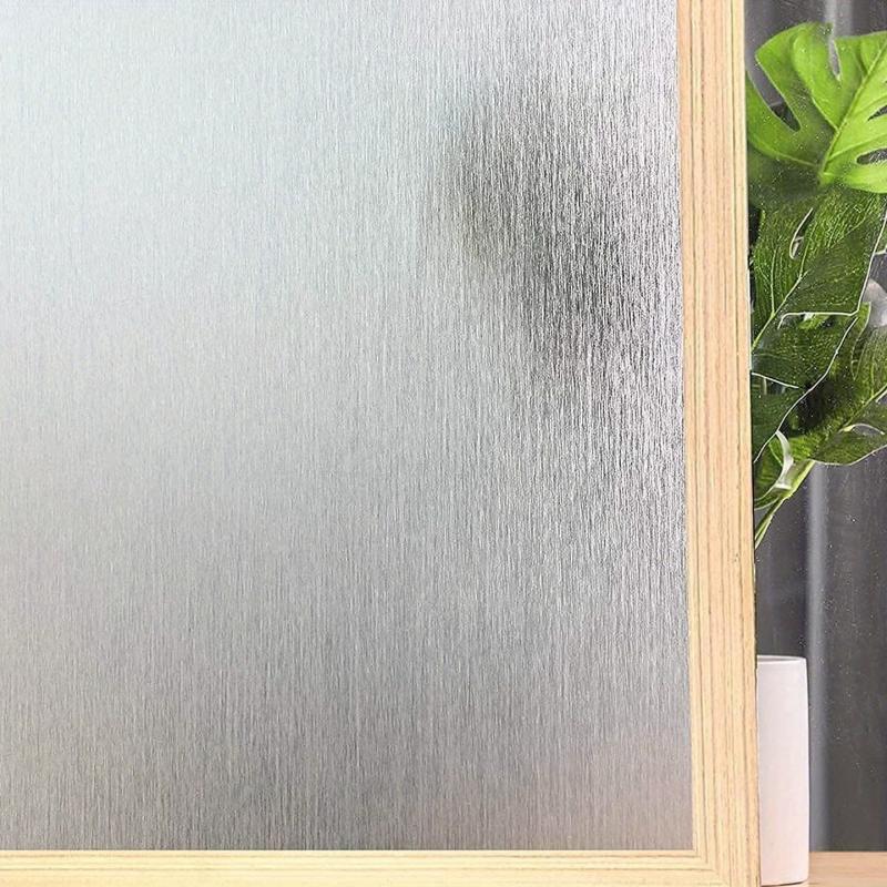 Privacy Window Film Frosted Glass Static Cling Sun Blocking Removable Decor