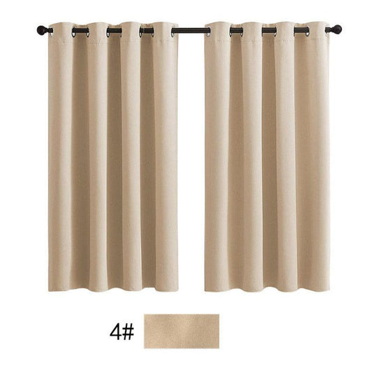 Blackout Grommet Insulated Curtains for Bedroom, Noise Reduction, 2 Panels