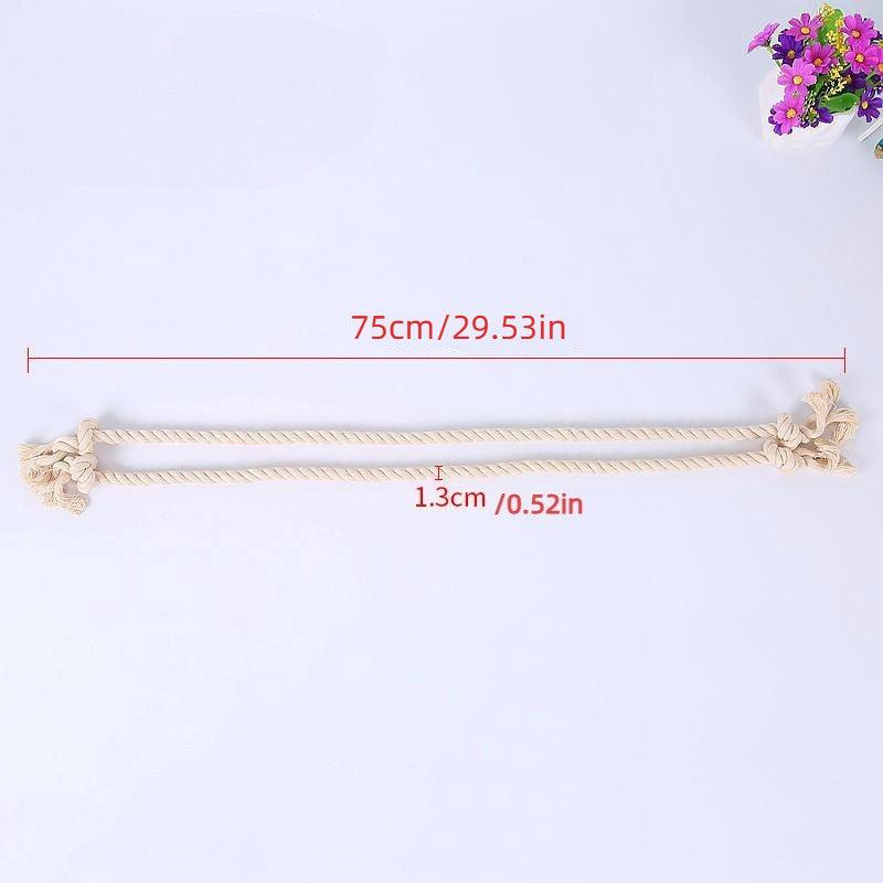 2pcs Cotton Rope Curtain Tiebacks, Modern Design Curtain Buckles