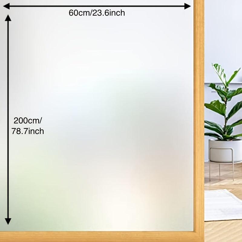 Frosted Privacy Film for Windows - Removable Glass Covering