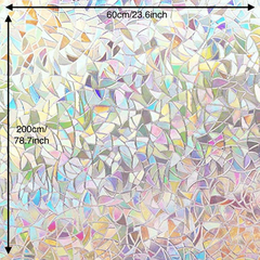 Rainbow Window Film Static Cling Heat Control Anti UV
