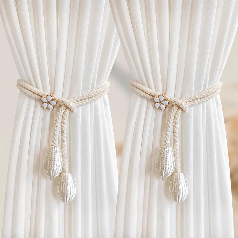 2pcs Modern Curtain Ties Handwoven Curtain Tieback