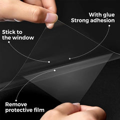 Clear Security Window Film Safety Shatterproof Glass Protective Vinyl
