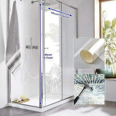 Clear Security Window Film Safety Shatterproof Glass Protective Vinyl