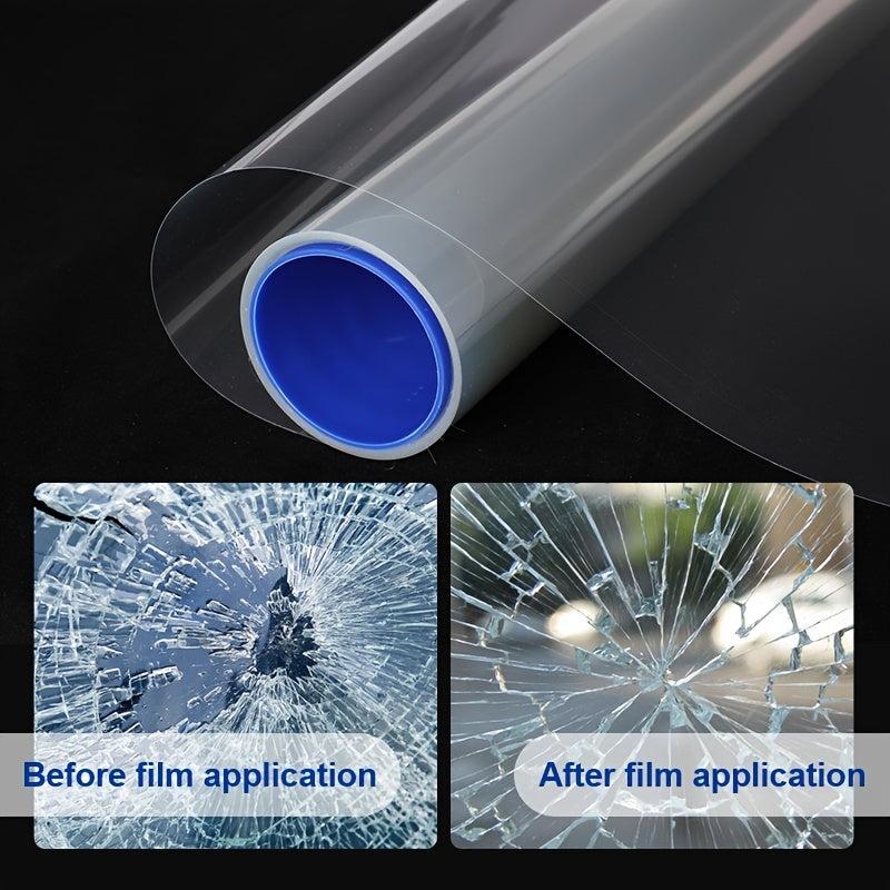 Clear Security Window Film Safety Shatterproof Glass Protective Vinyl