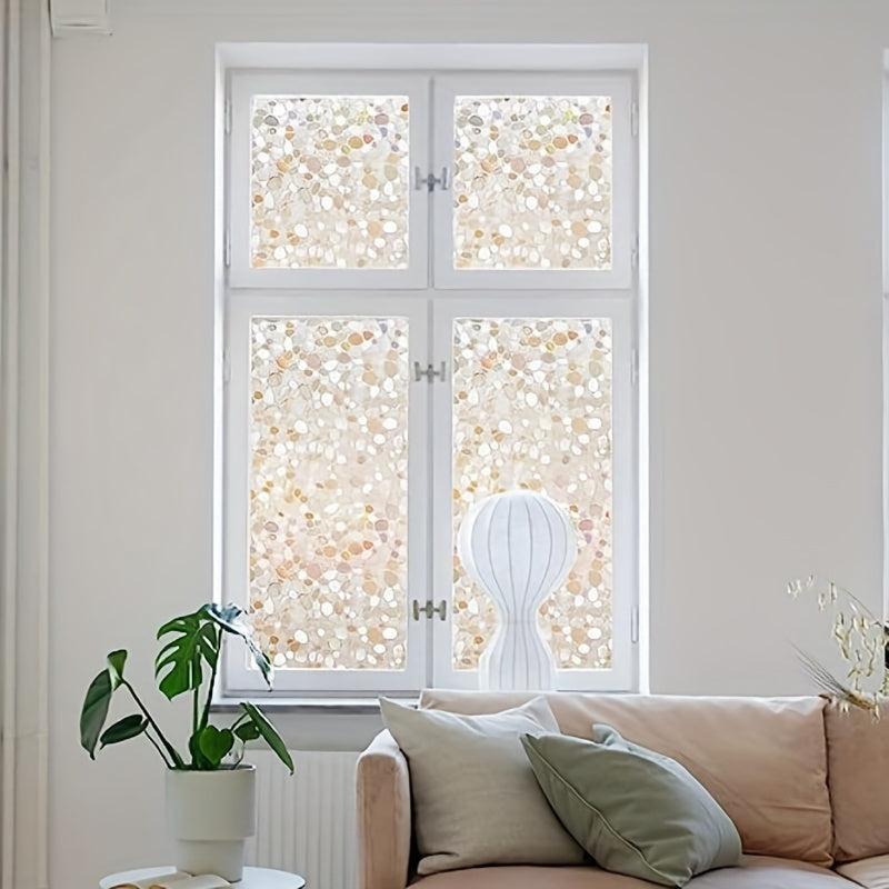 Rainbow Stained Glass Window Privacy Film 3D Holographic Vinyl