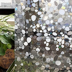 Rainbow Stained Glass Window Privacy Film 3D Holographic Vinyl