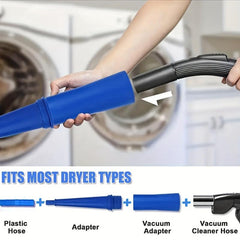 2pcs Dryer Air Cleaner Kit with Flexible Brush & Vacuum Attachment
