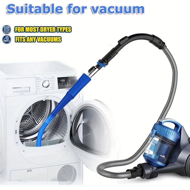 2pcs Dryer Air Cleaner Kit with Flexible Brush & Vacuum Attachment