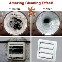 Dryer Vent Cleaner Kit Lint Remover Brush Flexible Refrigerator Coil Brush
