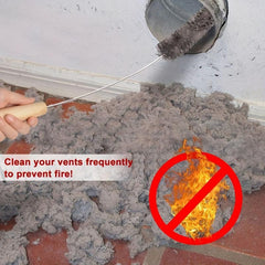 Dryer Vent Cleaner Kit Lint Remover Brush Flexible Refrigerator Coil Brush