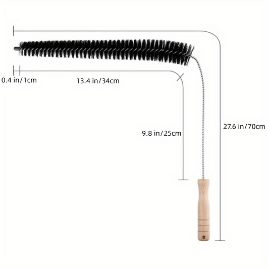 Dryer Vent Cleaner Kit Lint Remover Brush Flexible Refrigerator Coil Brush