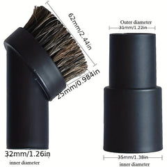 6pcs Vacuum Attachments Cleaning Kit Brush Nozzle Crevice Tool