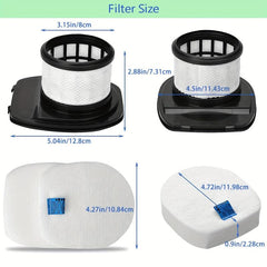 Filters Set for Shark Rocket Pet Pro Stick Vacuums