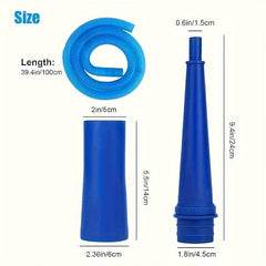 Foldable Dryer Vent Cleaning Kit with Guide Wire