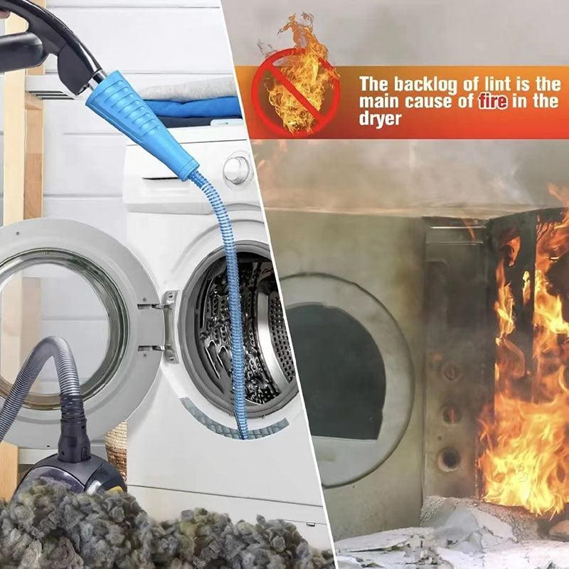 Foldable Dryer Vent Cleaning Kit with Guide Wire