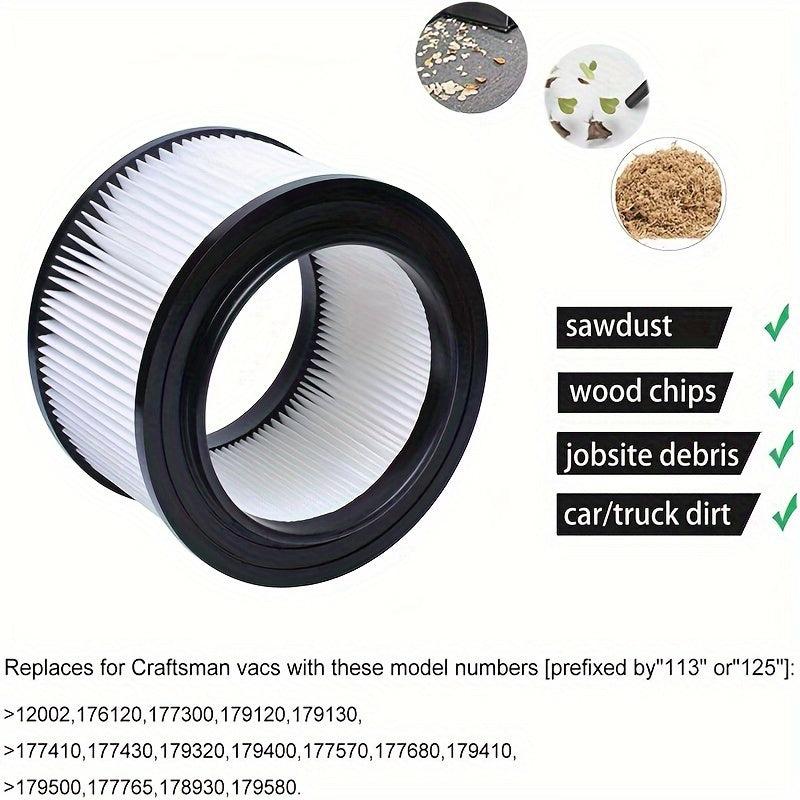 Craftsman General Purpose Vacuum Filter 17810 Replacement