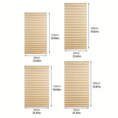 1pc Pleated Fabric Shades No Tools Temporary Window Blinds