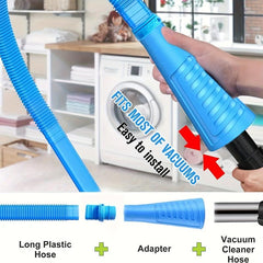 Dryer Vent Cleaner Kit + Lint Brush Vacuum Hose Attachment
