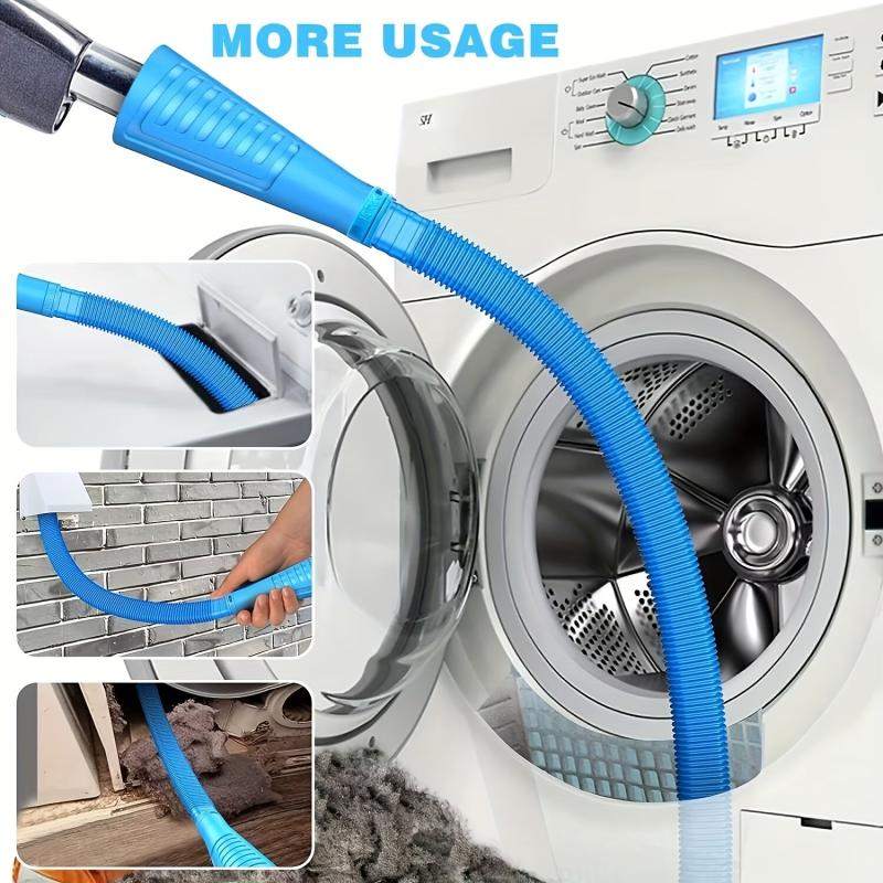 Dryer Vent Cleaner Kit + Lint Brush Vacuum Hose Attachment