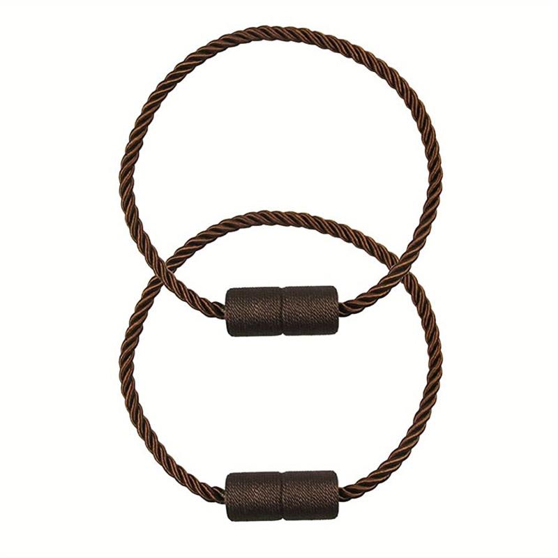2pcs Magnetic Curtain Tiebacks Modern Rope Tiebacks For Drapes