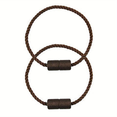 2pcs Magnetic Curtain Tiebacks Modern Rope Tiebacks For Drapes