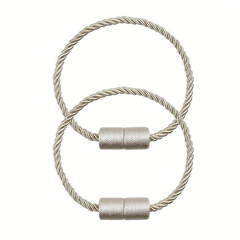 2pcs Magnetic Curtain Tiebacks Modern Rope Tiebacks For Drapes