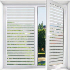 Striped Glass Window Stickers Bathroom Toilet Film Anti light Anti peep