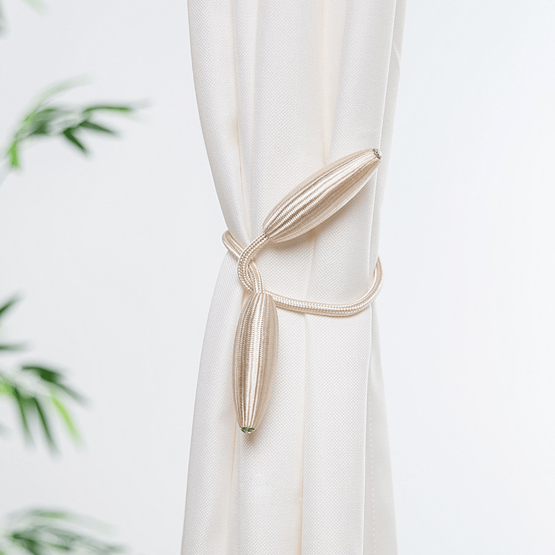 2pcs Twist And Lock Curtain Tiebacks Easy To Install Curtain Holdback