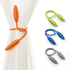 2pcs Twist And Lock Curtain Tiebacks Easy To Install Curtain Holdback