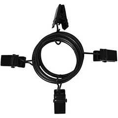20pcs 40pcs Curtain Rings with Clips Drapery Hangers 3.2cm Interior Diameter