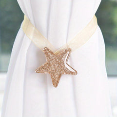 1pc Magnetic Pentagram Tiebacks for Curtain Stylish Secure Holdbacks