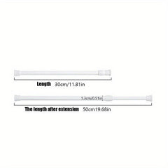 Telescopic Rod Curtain Shower Curtain