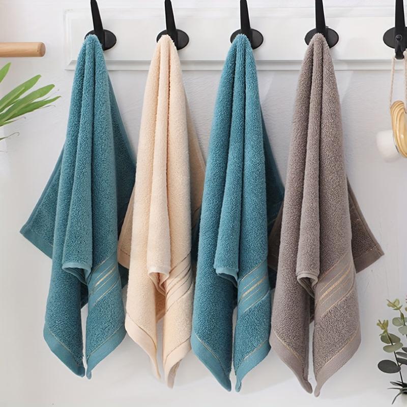 Soft Stripe Cotton Face Towel Ultra Absorbent Hand Towel 33x72cm