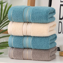 Soft Stripe Cotton Face Towel Ultra Absorbent Hand Towel 33x72cm
