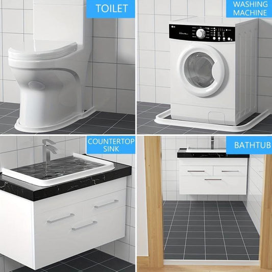 Soft Bathroom Water Stop Strip Shower and Bathtub Blocker